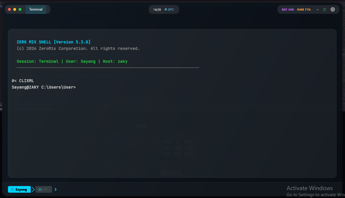 ZeroMix Quick Search